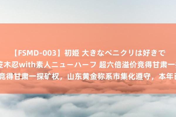 【FSMD-003】初姫 大きなペニクリは好きですか！？ ニューハーフ笠木忍with素人ニューハーフ 超六倍溢价竞得甘肃一探矿权，山东黄金称系市集化遵守，本年已花超140亿买矿