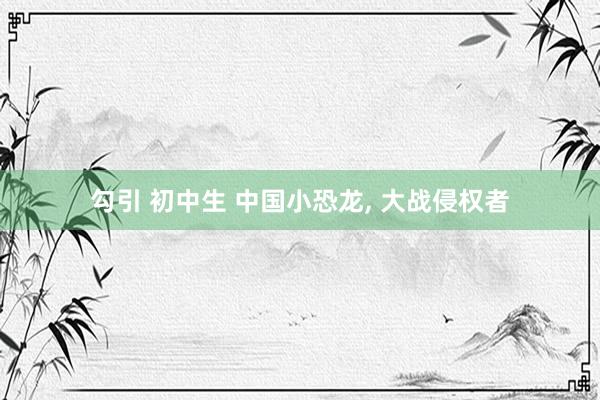 勾引 初中生 中国小恐龙, 大战侵权者