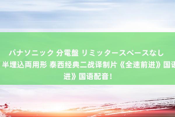 パナソニック 分電盤 リミッタースペースなし 露出・半埋込両用形 泰西经典二战译制片《全速前进》国语配音！